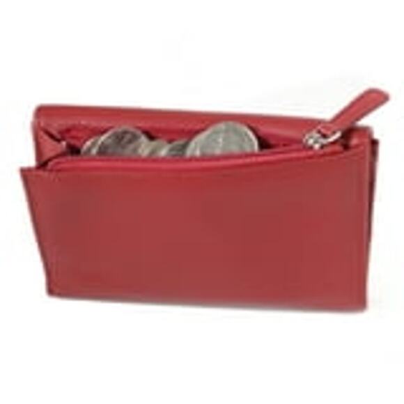 RFID Blocking Secure Wallet - Ladies Compact Trifold - Picture 3 of 4